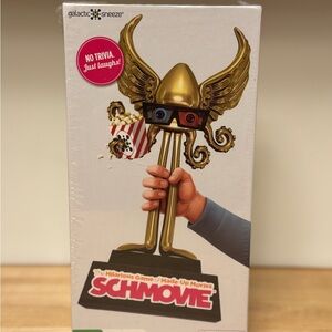 Schmovie Party Game with Gold Trophy